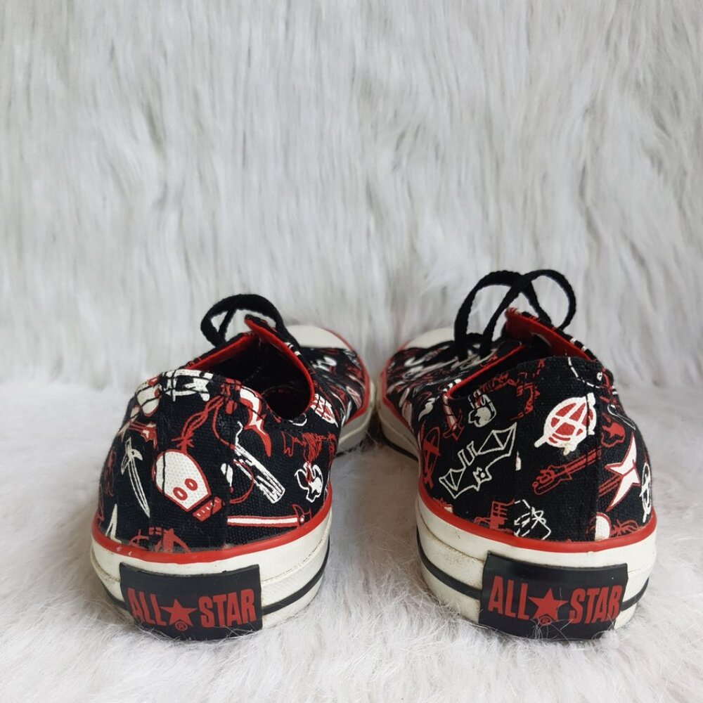 Converse CT All Star Size US MENS 7 WOMENS 9 Anarchy BLACK/RED - Picture 5 of 13